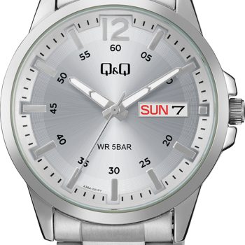 Q&Q Metal A36A-001PY Hombre 42mm