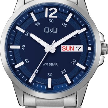 Q&Q Metal A36A-003PY Hombre 42mm