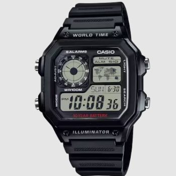 Casio AE-1200WH-1A Sporty Digital Hombre Casio