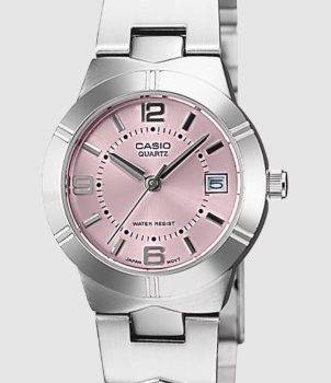Casio LTP-1241D4A3 Analogo/Fecha V/Mineral Dama Casio